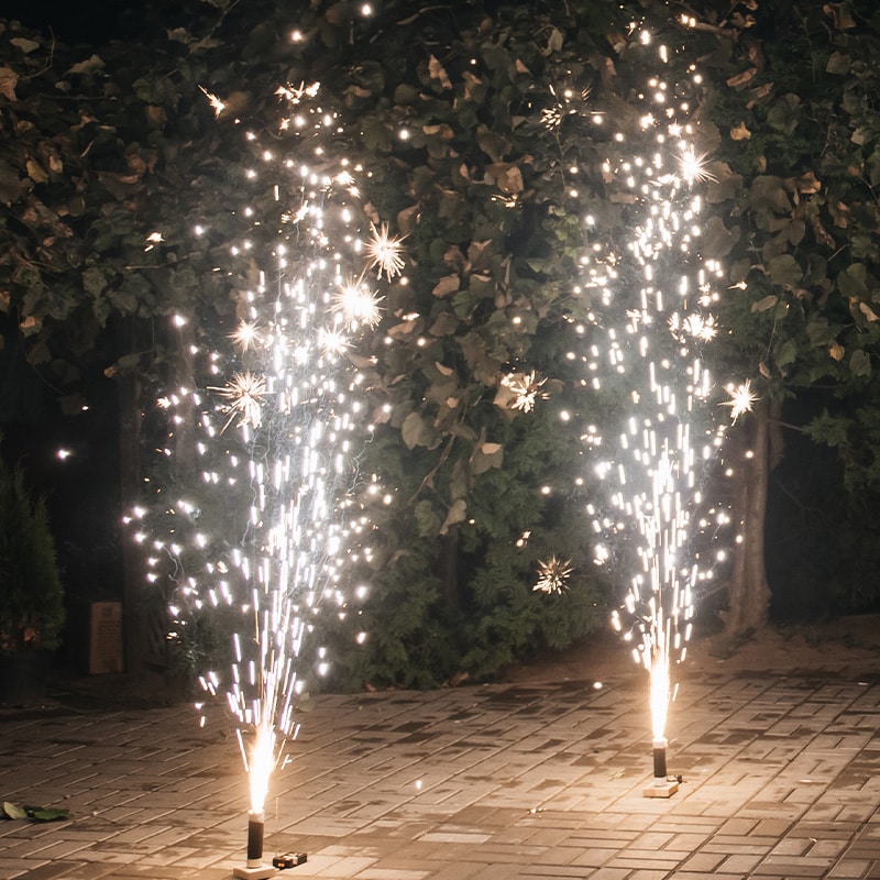 Cold sparklers rental